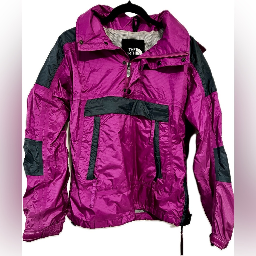 Rare Vintage The North Face Magenta and Charcoal Jacket